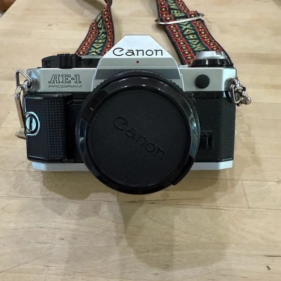 Canon AE-1 Camera with 4 Lenses, Speedlite, Filters and Case